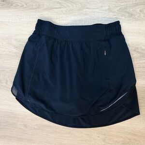 Lululemon Skirt Skort Hotty Hot 4" Lined Navy Walking Gym Running Golf Sz 8